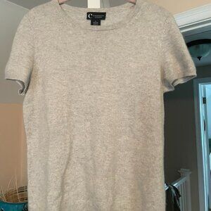 Light Grey Cashmere Tee